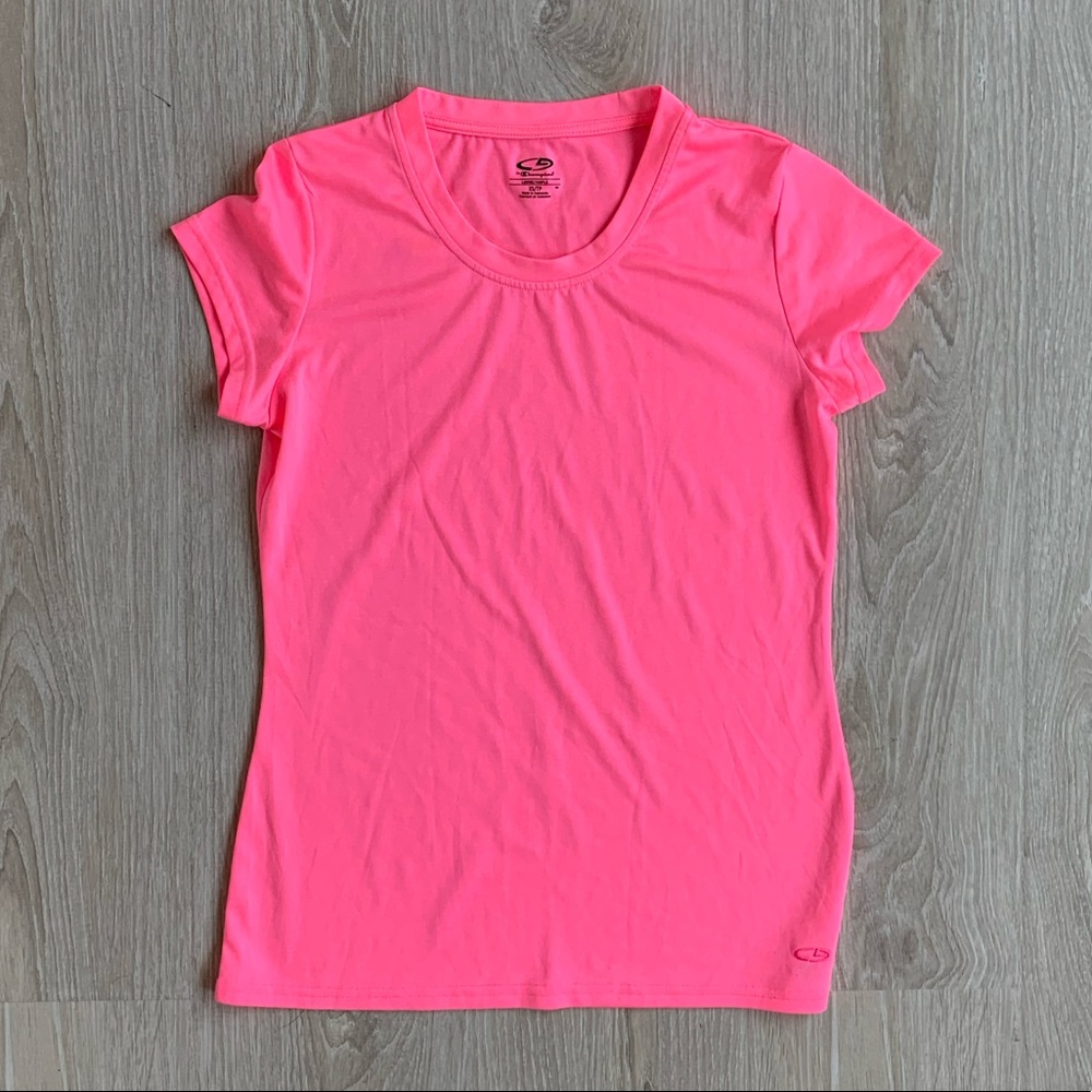 Champion Neon Pink Work-out Festival T-shirt